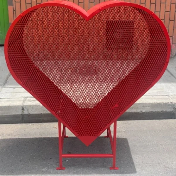 Contenedor en forma de Corazon